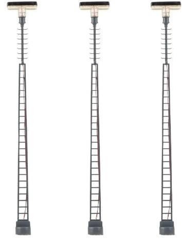 Faller H0 Réverbère sur mât en Treillis Simple modèle Fini 180110 3 pc(s)