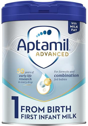 Aptamil Advanced 1 First Infant Baby Milk Powder Formula, from Birth, 800g