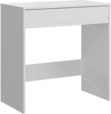 Panana Dressing Table with 1 Big Drawer Vanity Makeup Table for Bedroom Dressing Room Cloakroom (White)