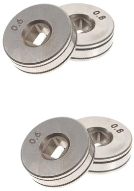 CANIGHT 4 Pz Trainafilo Tutore D'angolo Ventilatore Estrattore Parti Saldatore Fan Mig Fornitura Oceano Animali Filo Per Saldatura Con Anima Di Flusso Scanalatura Acciaio Silver