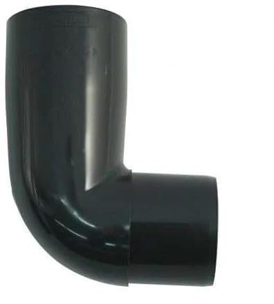 Marley Regenrinnen System Dachrinnenteile DN 53 Fallrohrsystem Anthrazit RAL 7016 Dachrinnenset aus PVC (Rohrbogen 87°)