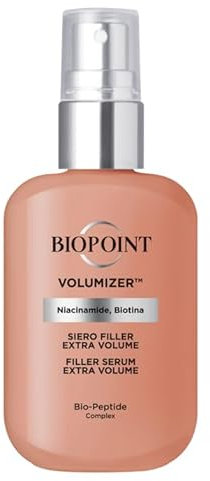 Biopoint Volumizer - Siero Capelli Volumizzante, Filler Extra Volume, Per Capelli Fini e Piatti, Effetto Rimpolpante, Dona Capelli Voluminosi e Corposi, 50 ml