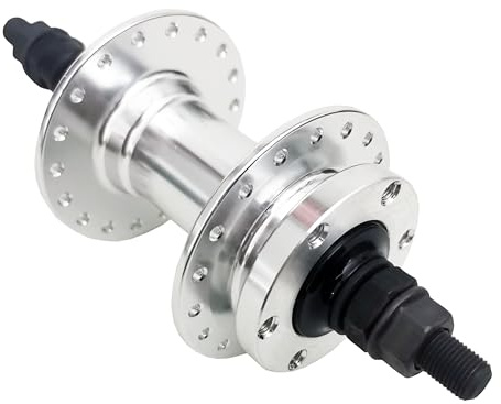 DONSP1986 Bicycle Wheel Part Bicycle Rear Hub 36 Hole, Disc Brake Wheel Hub, Rear Width 135mm, Aluminum Alloy Bike Hub (Silver)