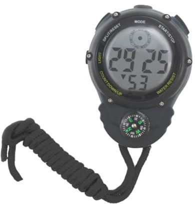 Toyvian Cronómetro Electrónico Portátil Temporizador De Entrenamiento Canales para Deportes