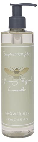 Sophie Allport - Shower Gel, Honey Spiced Lavender, Floral Fragrance, 250ml, Luxurious Body Wash for Women
