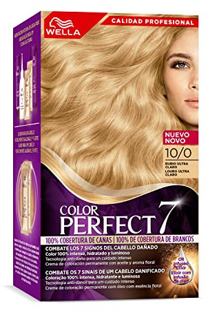 Wella Color Perfect - Tinte de Coloración Permanente para un Cabello Hidratado y Luminoso - Tono Rubio Ultra Claro