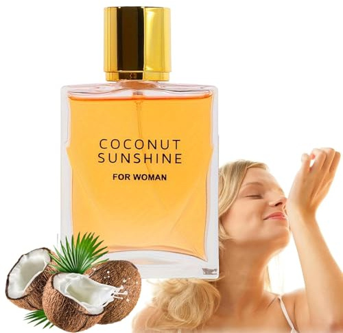 VANILLA COCONUT Perfume de larga duración, aroma de vainilla y coco en aerosol para el cabello y el cuerpo, refrescante spray corporal para mujeres, 24 horas de frescura y delicado, suave para la piel