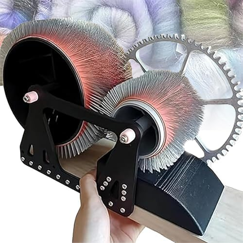 Macchina Per Infeltrire La Lana Manualmente, Non Necessita Di Elettricità, Miscelazione/pettinatura/filatura Rapida Dei Colori, Facile Da Maneggiare, Per Cardare Le Fibre Di Lana,A