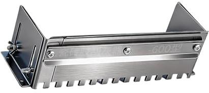 Spattola per Piastrelle in Acciaio Inox Spatola Dentata Regolabile per Applicazione Precisa di Adesivo nei Lavori di Ristrutturazione Spatola Dentata