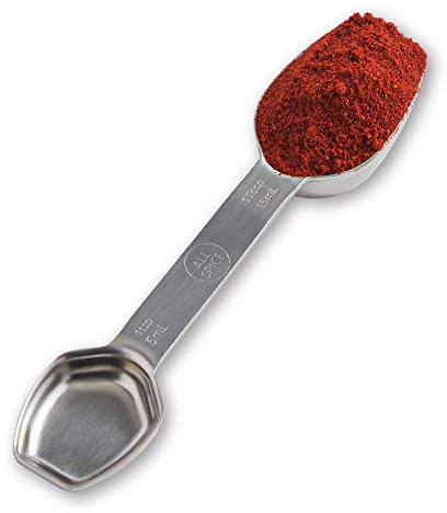 AllSpice Doppelseitiger Messlöffel aus Edelstahl, Teelöffel und Esslöffel