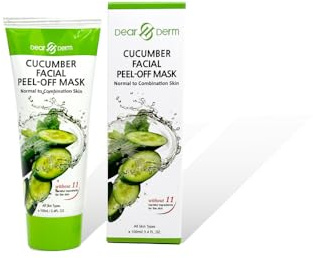 Peel Off Face Mask - Dearderm Cucumber Facial Peel-off Mask 3.4fl.oz/100ml