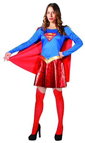 Ciao- Supergirl costume disguise fancy dress girl woman adult official DC Comics (Size S)
