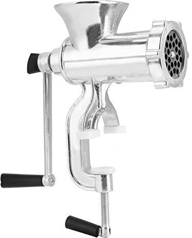 Hand Manual Meat Grinder, Hand Crank Meat Mincer, Multi-Function Sausage Maker, Aluminum Alloy Grinding Meat Mincer Machine for Kitchen
