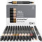 Winsor & Newton 0290172 ProMarker Professioneller Layoutmarker - 2 Spitzen, fein & breit für Zeichnungen, Design & Layouts - Hautöne Set