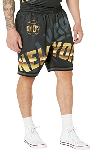 Mitchell & Ness NBA Big Face 4.0 Fashion Short - New York Knicks, M