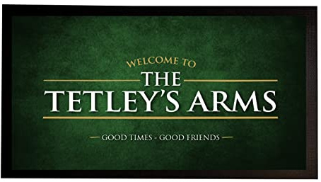 Tappetino da bar personalizzabile, con qualsiasi nome, colore: verde