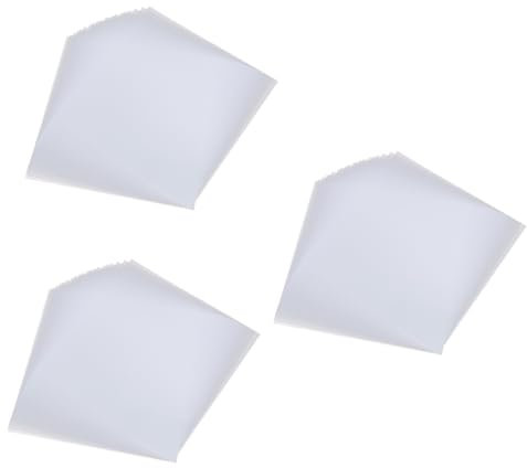 EXCEART 60 Piezas Cinta Adhesiva De Rompecabezas Papeles De Planchado Manualidades Plantilla De Cuentas Transparentes Papeles De Planchar Transparentes Lustroso Niño Papel Caliente