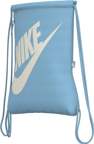 Nike Unisex Turnbeutel Nk Heritage Drawstring, Aquarius Blue/Aquarius Blue/Sail, DC4245-407, MISC