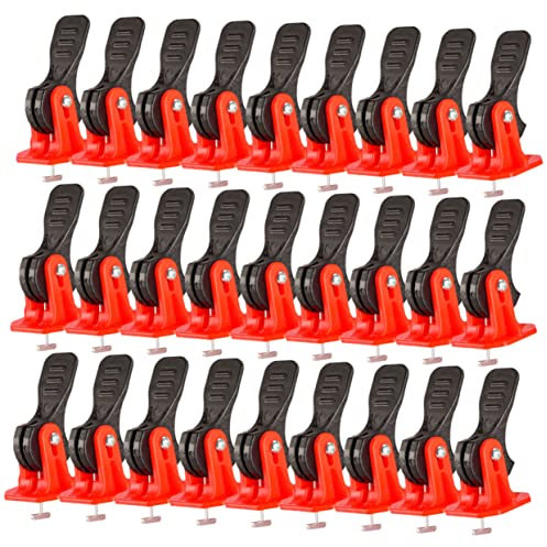 KONTONTY 50pcs T-Shaped Tile Leveling System Kit Reusable Spacers and Adjustable Rotation for Floor and Wall Tile Installation