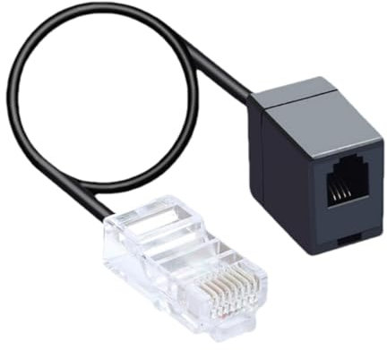 Adattatore da Telefono a Ethernet Convertitore Per Jack Telefonico Da 35,5