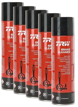 Palmaspareparts Kit 5 TRW Brake Cleaner DETERGENTE per Freni 500ml PULITORE Freni Spray Universale