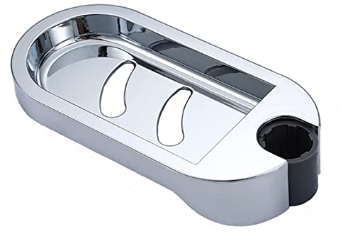Inchant Shower Rail Clip-on Bathroom Soap Holder Soap Dish, ABS Material (Fit for 24mm Tube)
