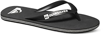 Quiksilver Herren Molokai Sandale, Black Black White, 46 EU