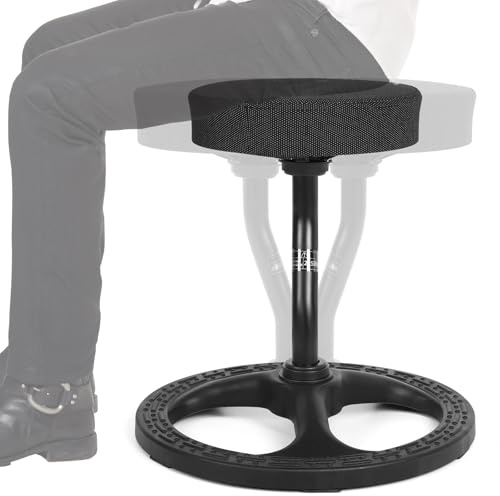 Upaloop ADHD Chair for Kids, Yoga Chairs for Adults, Wobble Stool Active Flexible Seating Desk Chair with Non-Slip Base and Washable Seat Cover for Stability, Balance, Yoga, Office, School, Classroom
