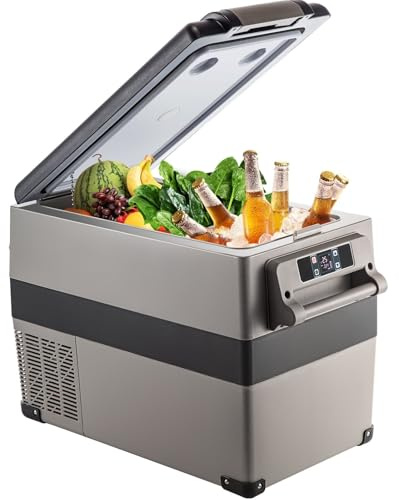 45L Réfrigérateur de Voiture à Compression,Mini Réfrigérateurs,Réfrigérateur Portable à Compression Mini Frigo Électrique Réfrigération Plage de température - 20℃ - 20℃ pour Maison/Voiture/Camping