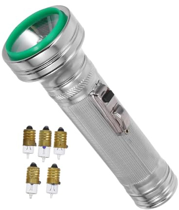 Lurrose Lampe Torche Vintage De Nuit Petite Lampe De Poche avec Ampoules Portable pour Plage Et Tortues De Mer