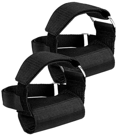 Rxgiasup Correa de peso ajustable para el tobillo, con mancuernas, sujeción para los pies, para estiramiento de piernas, entrenamiento de piernas, mancuernas, correa de tobillo