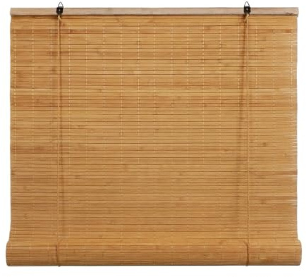 EasySpeed Estor Enrollable de Bambú Natural 120x200cm,Marrón