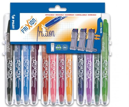 Pilot Fixion Ball 07 Set2Go Tintenroller, 12 Stück