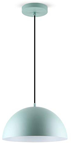 LED Universum Pendelleuchte Jada Mint Ø30cm x 125cm, E27 Fassung, max. 40W, Hängelampe, Hängeleuchte, Deckenlampe, Wohnzimmerleuchte, Kinderzimmerlampe, Metall