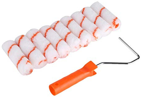 Wand-Farbroller, leicht, professionell, leicht zu ersetzen, rutschfester Griff, Heimtextilien, austauschbares Werkzeug-Set zum Lackieren von Küchenschränken und Metalltüren, Handwerk kleiner Bereiche