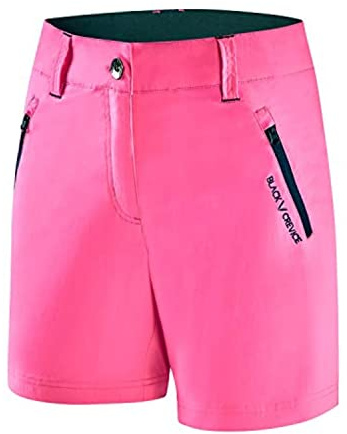 Black Crevice Damen Kurze Shorts, pink/Steel Blue, 38