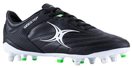 Gilbert Sidestep X15 6S LO Rugby Boot Black 8.5