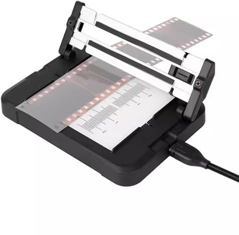 Professioneller Negativ-Diafilmschneider, 35-mm-Filmschneider, mit LED-Panel mit Einstellbarer Hintergrundbeleuchtungshelligkeit, um den Film Gerade und Präzise zu Schneiden