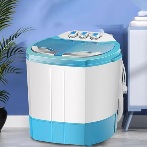 Portable Washing Machine, Energy Power Water Saving Twin Tub Washing Machine uk with Spin Dryer, 2 in 1 Compact 4.5KG Washer and Spin Dryer with 3 Washing Modes for Home RV Camping Dorms Travel