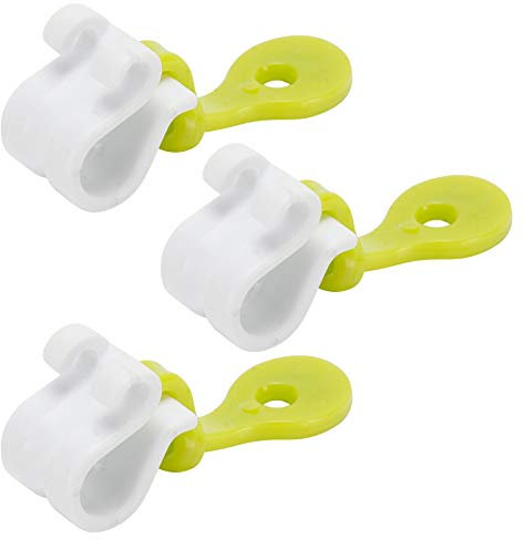 3Pcs Clip per Sacchetti di Pasticceria Riutilizzabili, per Sacchetti per Tubazioni, Fibbie per Cravatta a Glassa, Strumento di Decorazione Della Torta Fondente, Clip per Sacchetti