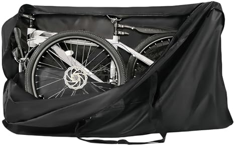 Générique Bagage de pour Vélo, Valise Rigide pour Bicyclette, Sac de Transport Imperméable et Pliable pour Vélo pour Le Cyclisme sur Route, Le VTT, la Randonnée, Les Activités Extérieures, la