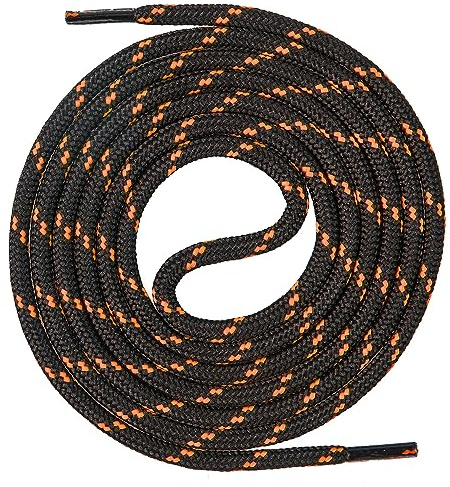 Mount Swiss Runda skosnören ø 4,5 mm högkvalitativa slitstarka skosnören tillverkade av slitstark polyester för vandringsskor, arbetsskor, bergsskor, vandringsskor, arbetsskor, bergsskor