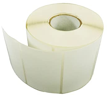 Netuno 1 rollo de etiquetas térmicas autoadhesivas blancas 80 x 50 mm núcleo de 40 mm 1000 unidades por rollo para impresoras envío códigos de barras precios cajas frascos logística embalaje casa