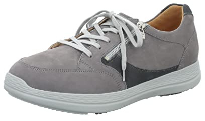 Ganter Zapatos de Hombre Karl-Ludwig para el Cuidado de la Salud, Gris, 44.5 EU 3X-Ancho
