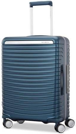 Samsonite Framelock Hardside Luggage with Spinner Wheels, Blue, Carry-on Spinner, Framelock Hardside Luggage with Spinner Wheels