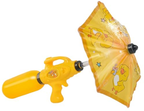 SYJYM Barnparaply vattenpistol kan spraya vatten paraply kämpar med pistol för attack och försvar