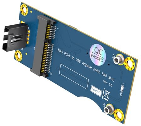 QINZITAO PCIE a USB2.0 Adattatore PCIe Scheda Chiave Scheda Con Slot Scheda di Espansione Scheda per WWAN/LTE Modulo Sostituzione Assemblea