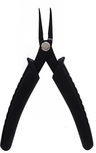 Goshyda Outil de Corde de Raquette, Pince de Cordes de Nez Courbe 14 Cm pour Raquettes de Tennis de Badminton, avec Poignée Ergonomique