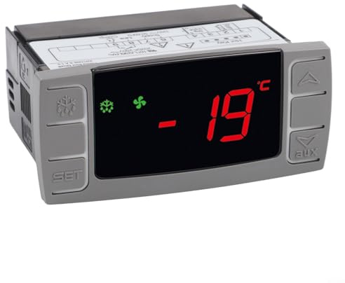 XR02CX4N1F1 Termostato digital comercial con alarma inteligente y pantalla de alto brillo para refrigeradores