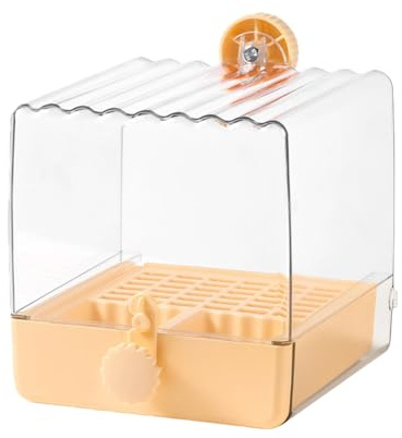 Baño De Aves para Periquitos,Alimentador De Ducha para Pájaros | Tazón De Alimentación para Pájaros - para Aves Pequeñas Y Medianas, Loros, Pinzones, Periquitos, Capuchinos, Accesorios para Jaulas